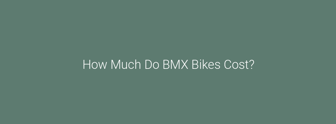 How Much Do BMX Bikes Cost? Feature Image
