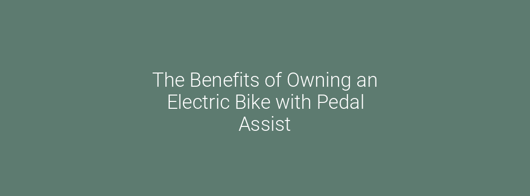 The Benefits of Owning an Electric Bike with Pedal Assist Feature Image