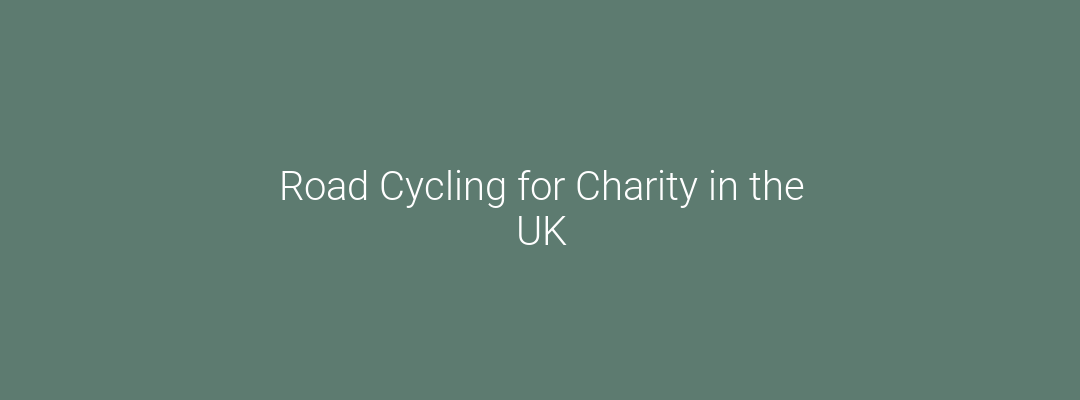 Road Cycling for Charity in the UK Feature Image